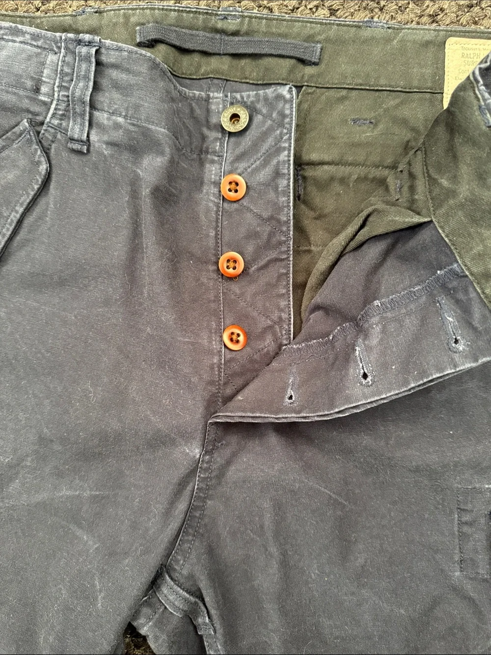 Polo by Ralph Lauren Men's Slate Blue Cargo Pants